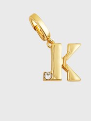 Monogram Charm, K - Gold