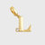 Monogram Charm, L - Gold