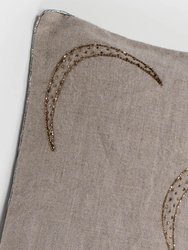 Moon Pillow, Natural Linen