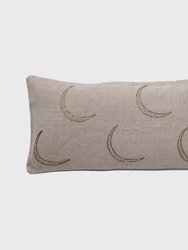 Moon Pillow, Natural Linen - Tan