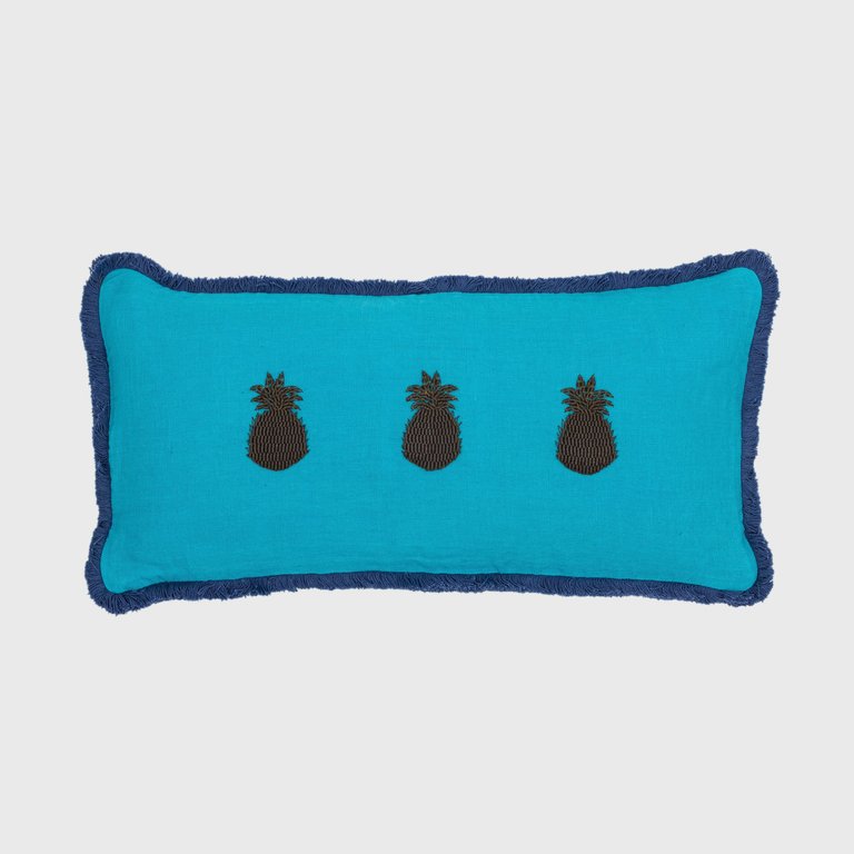 Pineapple Pillow - Turquoise