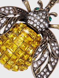 Sparkle Bee Hanging Ornament - Citrine