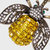 Sparkle Bee Hanging Ornament - Citrine