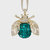 Sparkle Bee Hanging Ornament - Emerald