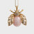 Sparkle Bee Hanging Ornament - Rose Quartz