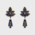 Starburst Earrings, Lapis Lazuli - Blue