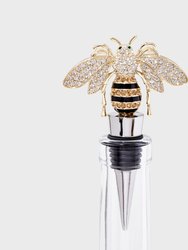Stripey Bee Wine Stopper