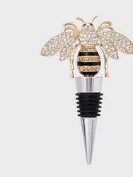 Stripey Bee Wine Stopper