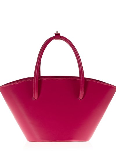 Joanna Maxham Lady's Gambit Mini Tote In Dark Pink Leather product