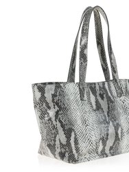 Rive Gauche Tote - Grey Snake