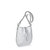 Tulip Crossbody Bag - Silver Pebbled