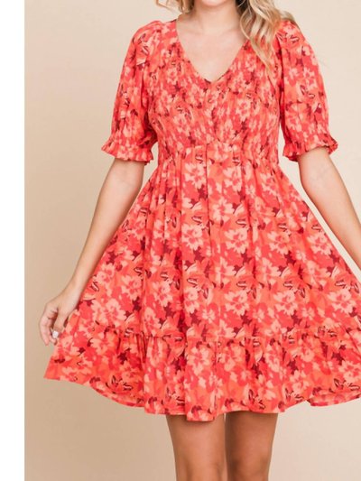 Jodifl Blossom Dress In Orange product