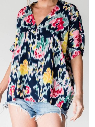 Jodifl Floral Print Boxy Short Sleeve Top product