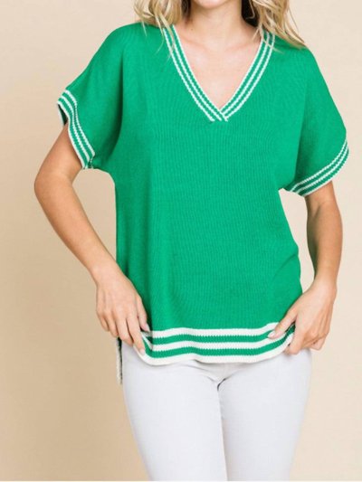 Jodifl Little Goals Knit Top In Green product
