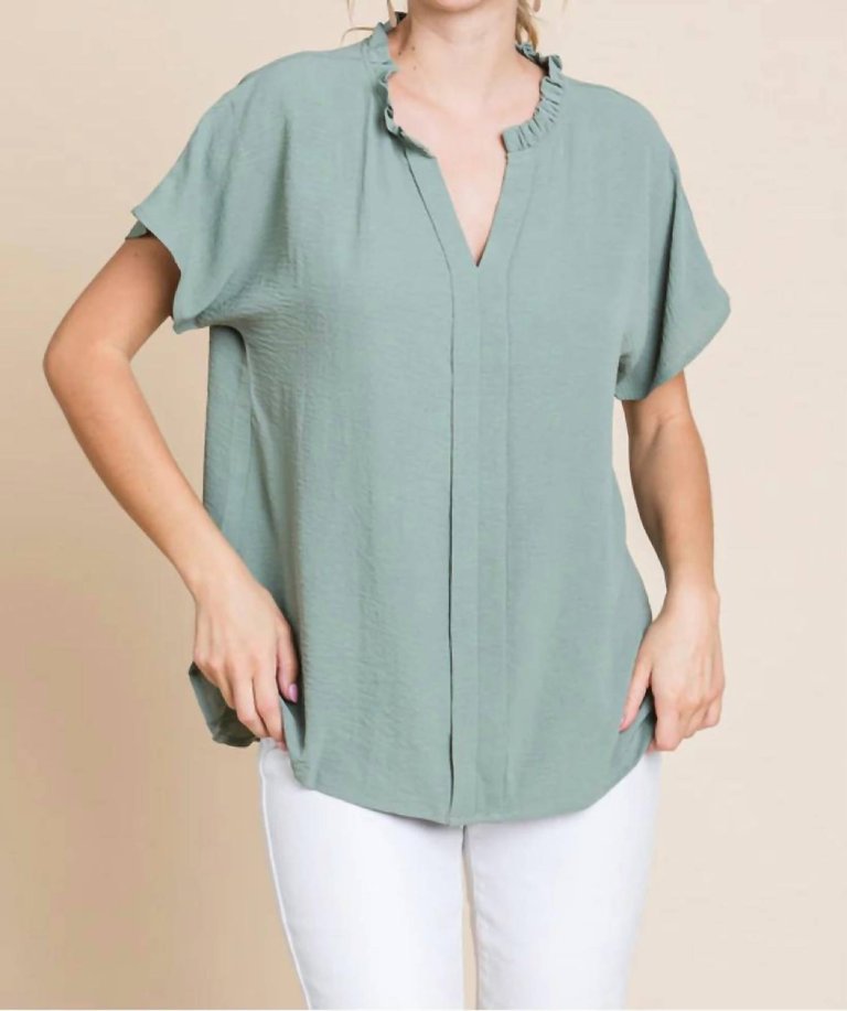 Paden Top In Sage - Sage