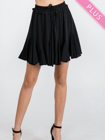 Jodifl Plus Flared Drawstring Skirt product