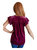 Velveteen Queen Blouse In Magenta