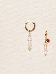 Aka Earrings - Gold/Pearl