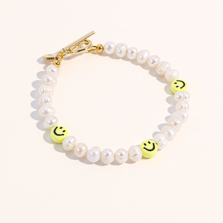 HaHa Bracelet - White/Gold