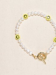 HaHa Bracelet - White/Gold