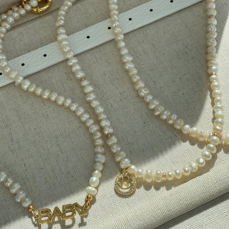 Hailey Necklace - Pearl