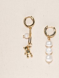 Help Me Sully Earrings - Freshwater Pearl Earrings