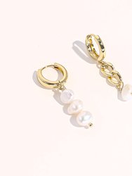 Lauren Earrings - Gold / Pearl