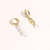 Lauren Earrings - Gold / Pearl