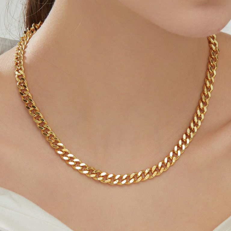 Lisa Necklace - 18K Gold Plated