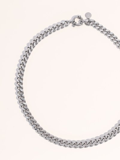 Joey Baby Lisa Silver Cuban Chain Necklace product
