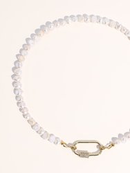 New Taylor Necklace - Pearl White