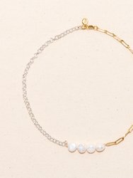Niko Necklace - Pearl /Gold