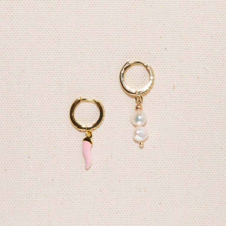 Pink Chili Earrings