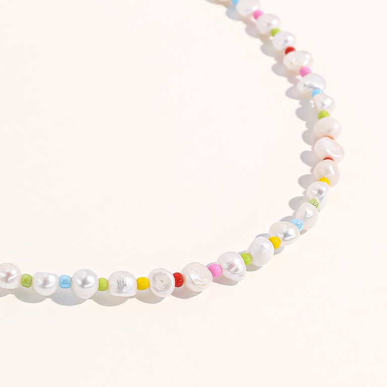Sakura Necklace - Gold/Pearls
