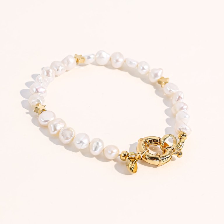 Twinkie Bracelet - White/Gold