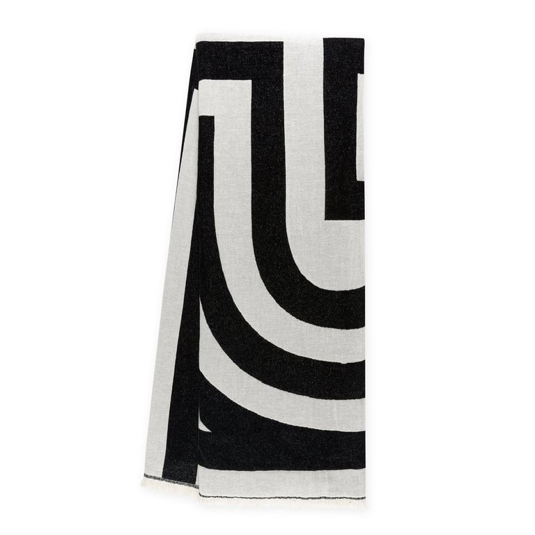 Deco Throw - Black