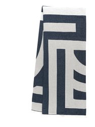 Deco Throw - Midnight Blue