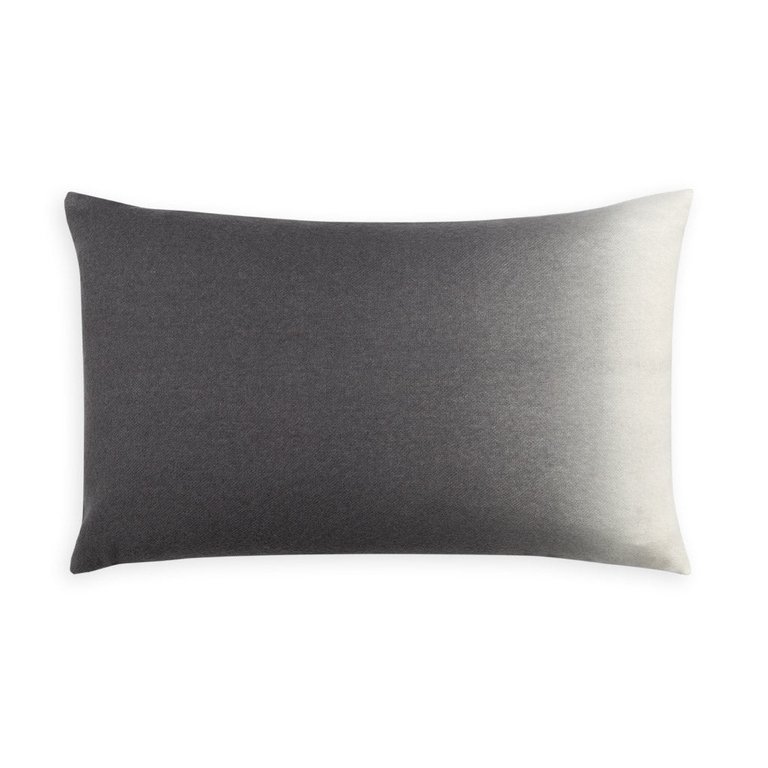 Dip-Dyed Rectangle Pillow - Pewter