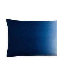 Dip-Dyed Rectangle Pillow - Indigo