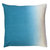 Dip-Dyed Square Pillow - Peacock
