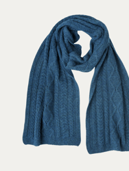 Howard Cable Scarf - Teal