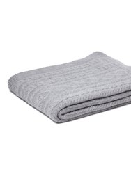 Howard Cable Throw - Grey