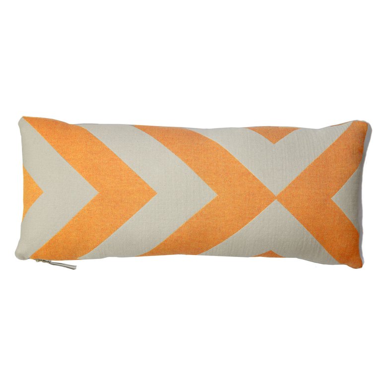 Lagom Pillow - Long Lumbar - Tangerine