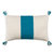 Laguna Stripe Pillow - Peacock