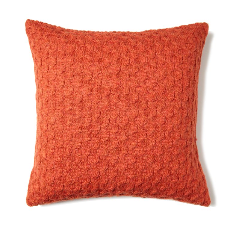 Theo Square Pillow - Orange