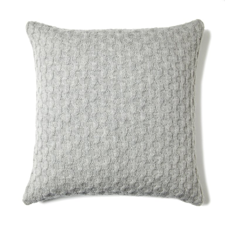 Theo Square Pillow - Grey