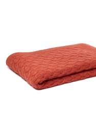 Theo Texture Throw - Orange