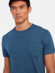 Ames Short Sleeve Burnout Raw Edge Crew