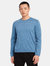 Huntington Long Sleeve Crewneck - Ocean Blue