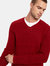 Omaha Brushed Rib V-Neck Sweater